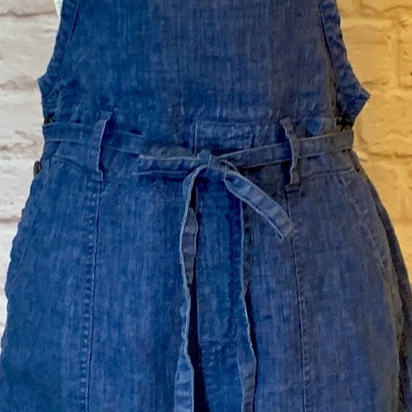 Current/Elliott Chore Overalls, bib, 0/27, bohemian, linen, prariecore - Picture 6 of 8